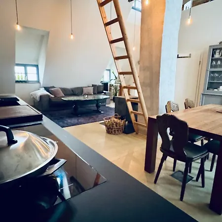 Apartmán Fachwerk Maisonette Mit Stadtblick Waltrop