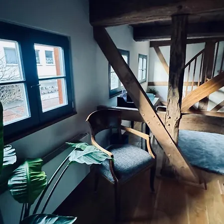 Fachwerk Maisonette Mit Stadtblick Lejlighed