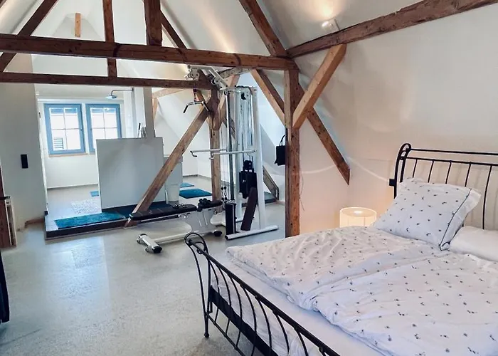 Fachwerk Maisonette Mit Stadtblick Apartman