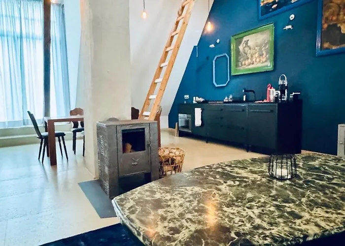 Fachwerk Maisonette Mit Stadtblick Apartman