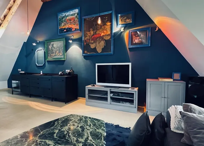 Fachwerk Maisonette Mit Stadtblick *