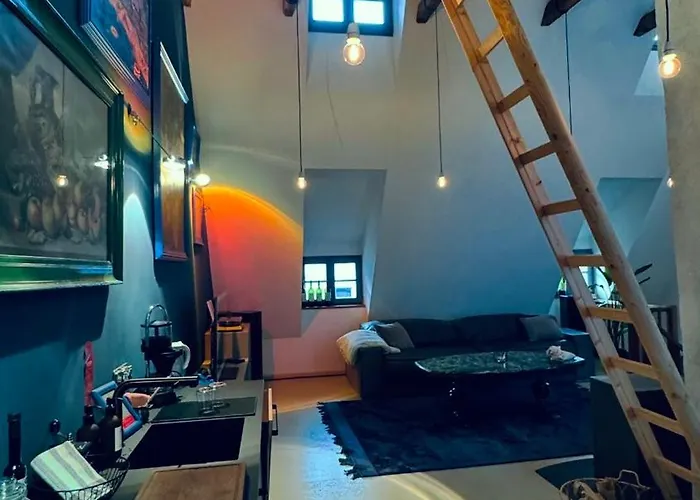 Fachwerk Maisonette Mit Stadtblick Apartman *