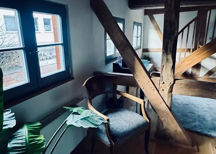 Fachwerk Maisonette Mit Stadtblick Apartman