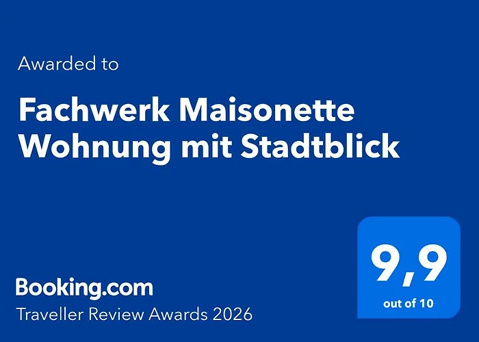 Fachwerk Maisonette Mit Stadtblick *